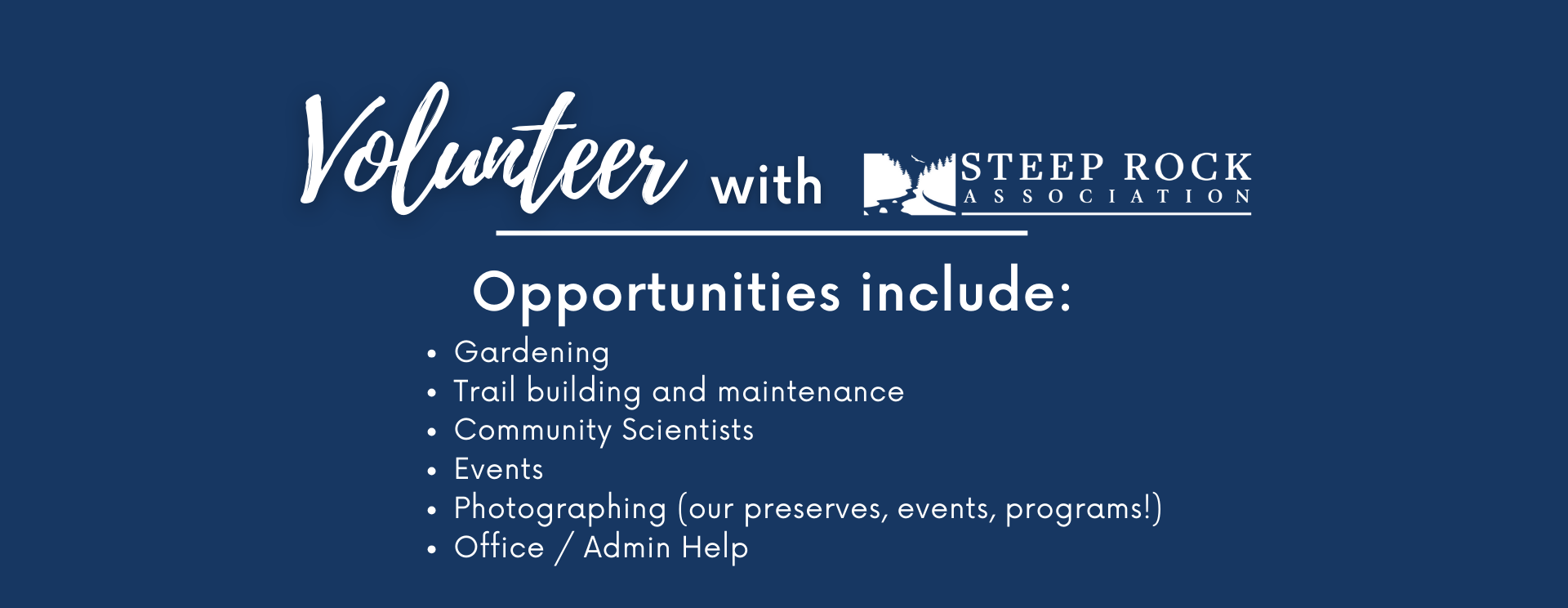 Volunteer Opportunity Event 2026